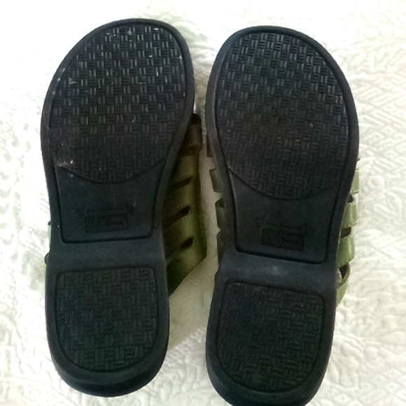 LL Bean Sandals size 8.5 / Franklin Covey Leather hand Bag - Picture 6 of 16